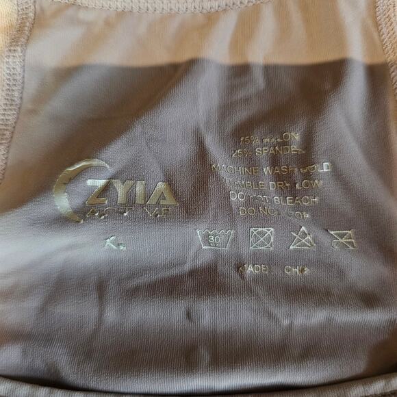 Zyia Active Mid Gray Sleeveless Tank Top Activewear Women's Size XL 3437 - Picture 4 of 8